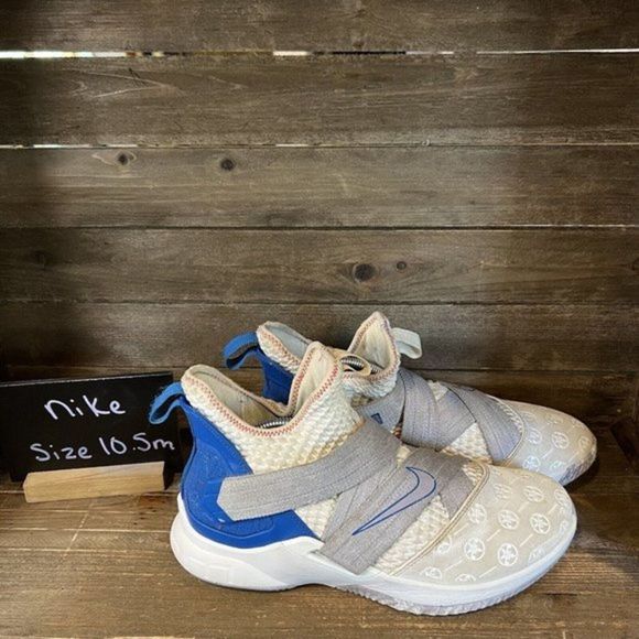 Mens Nike Lebron Soldier XII 7 Light Bone Basketball Shoes‎ Sneakers Size 10.5 M